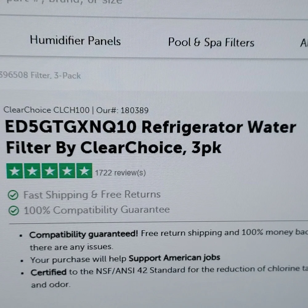 Water  filter - Picture 2 of 2